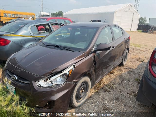 2015 HYUNDAI ACCENT GL thumbnail 2