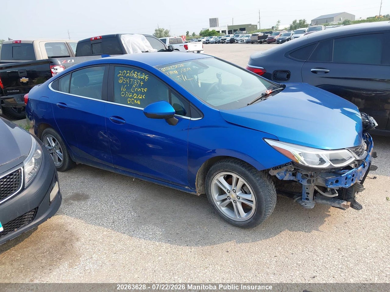 2016 CHEVROLET CRUZE LT TURBO thumbnail 2