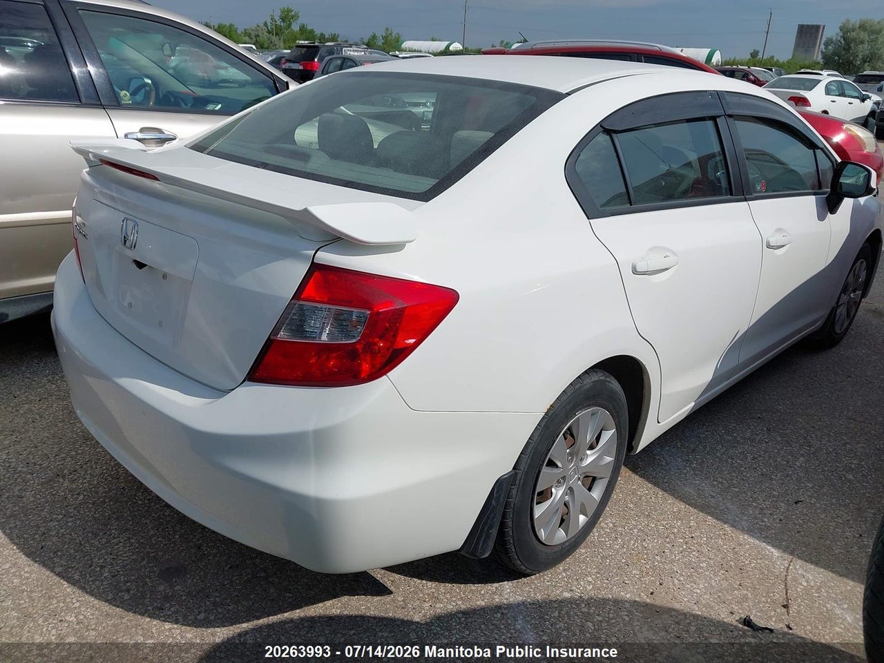 2012 HONDA CIVIC LX thumbnail 5