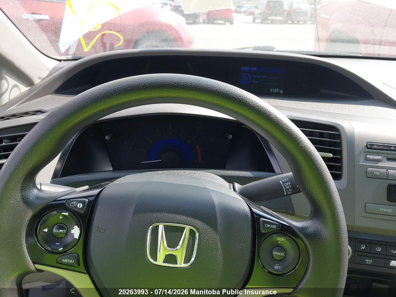 2012 HONDA CIVIC LX thumbnail 8
