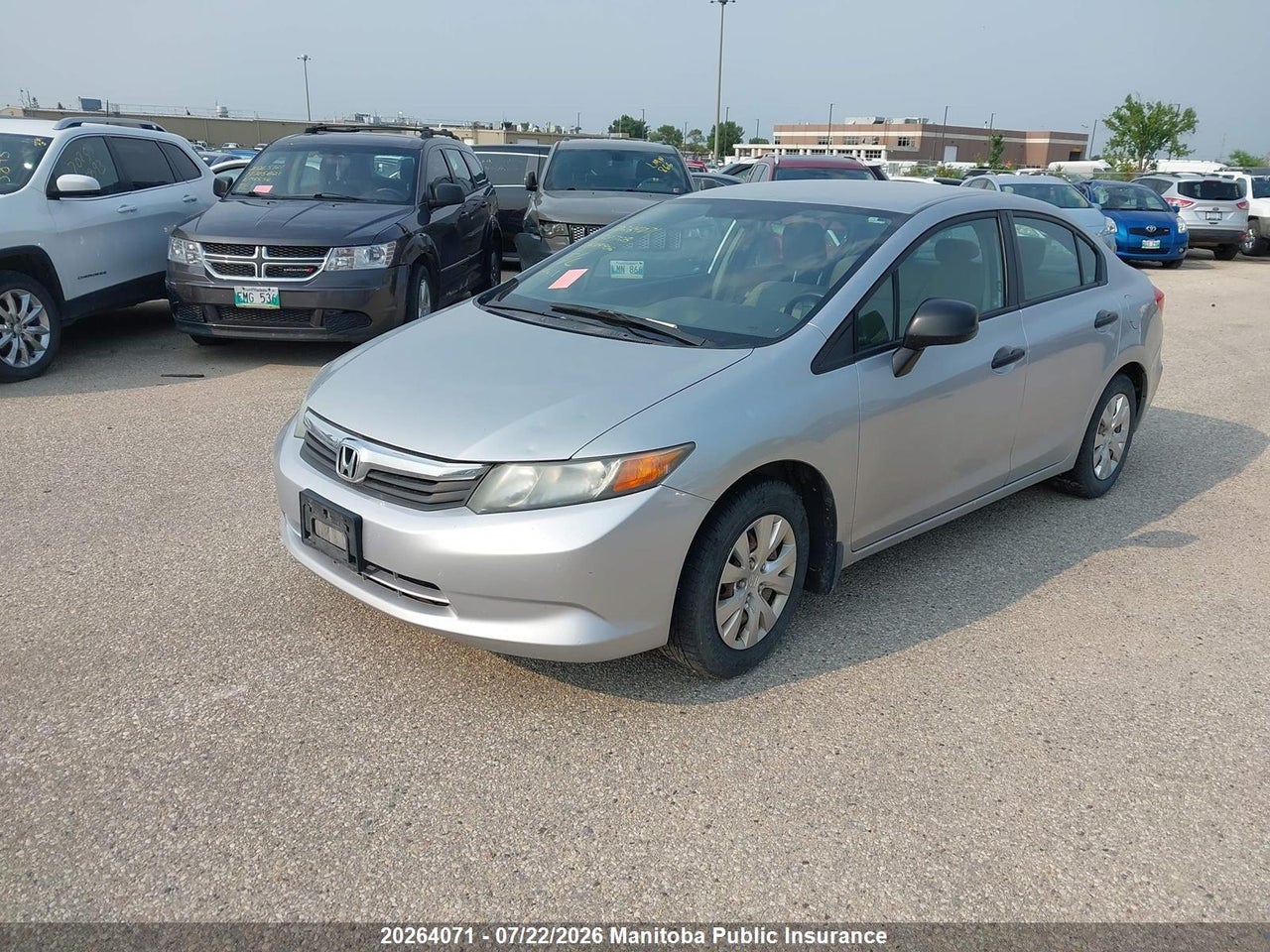 2012 HONDA CIVIC DX thumbnail 3