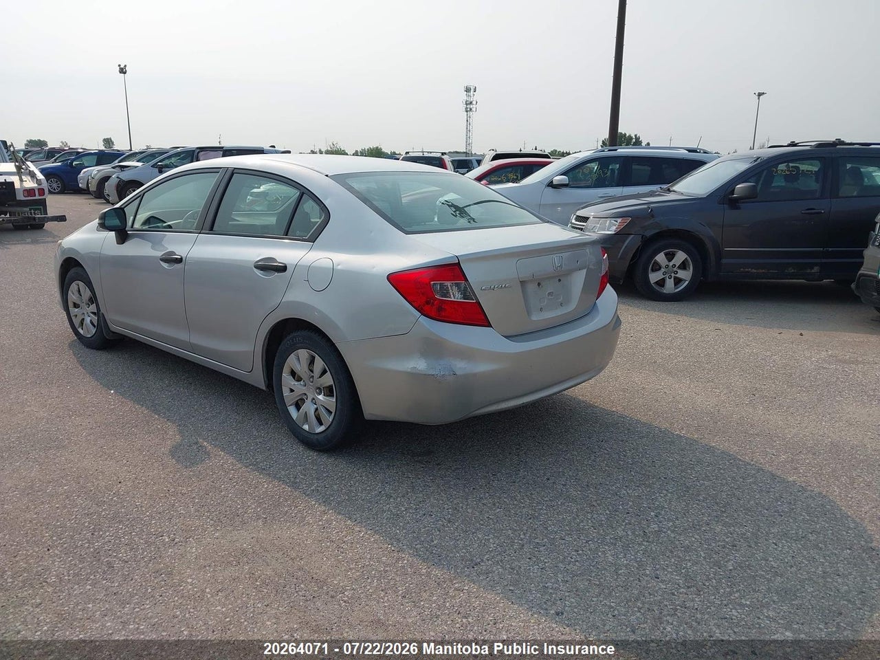 2012 HONDA CIVIC DX thumbnail 4