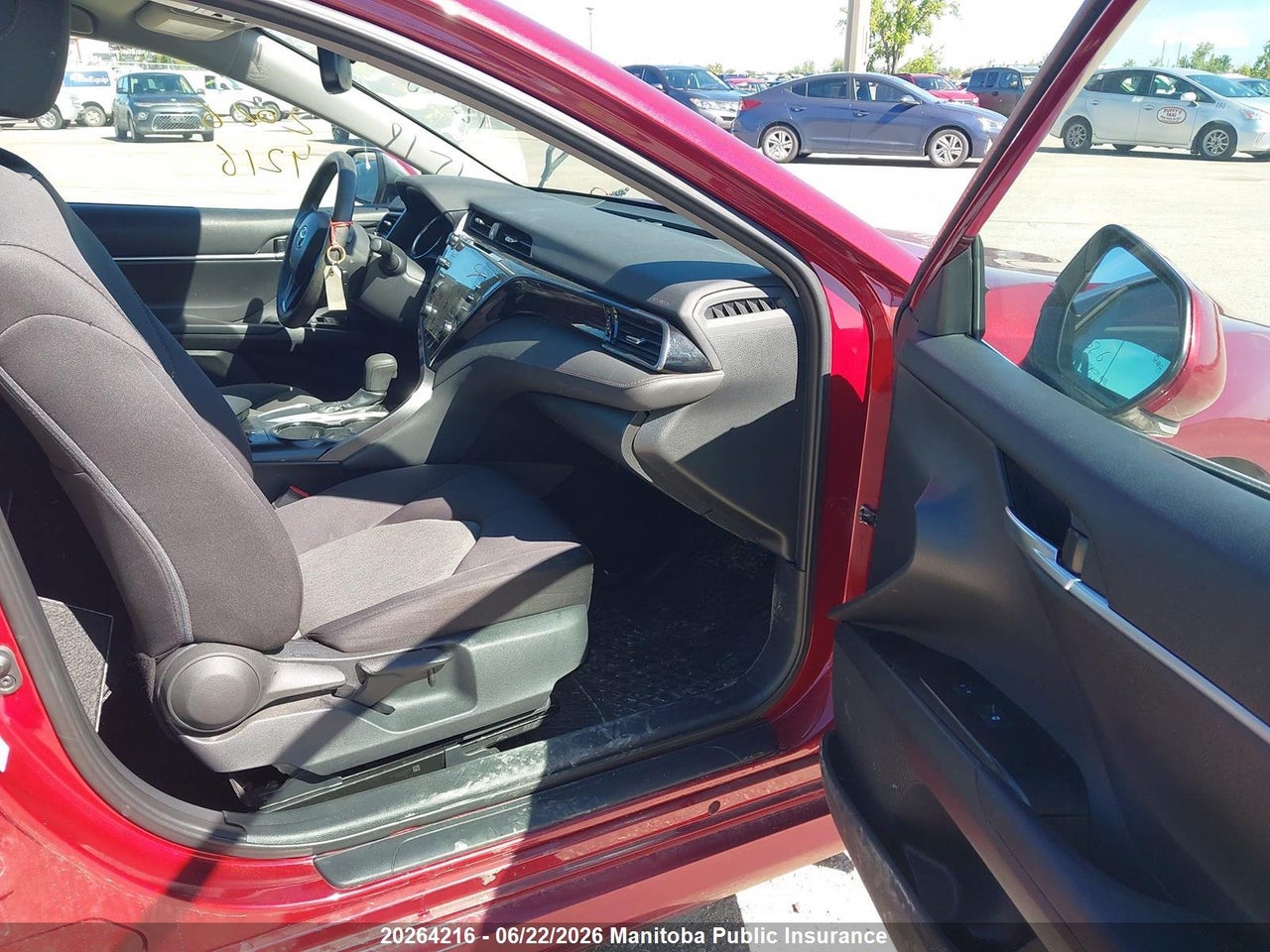 4T1B11HK5KU765665 · 2019 TOYOTA CAMRY LE · 5/12