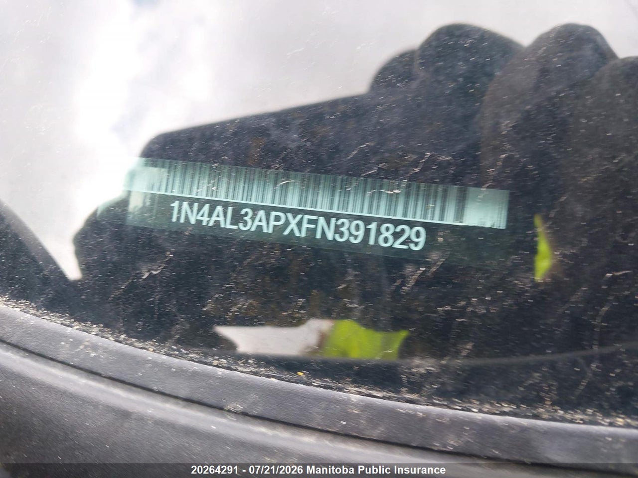 2015 NISSAN ALTIMA 2.5 SV thumbnail 10