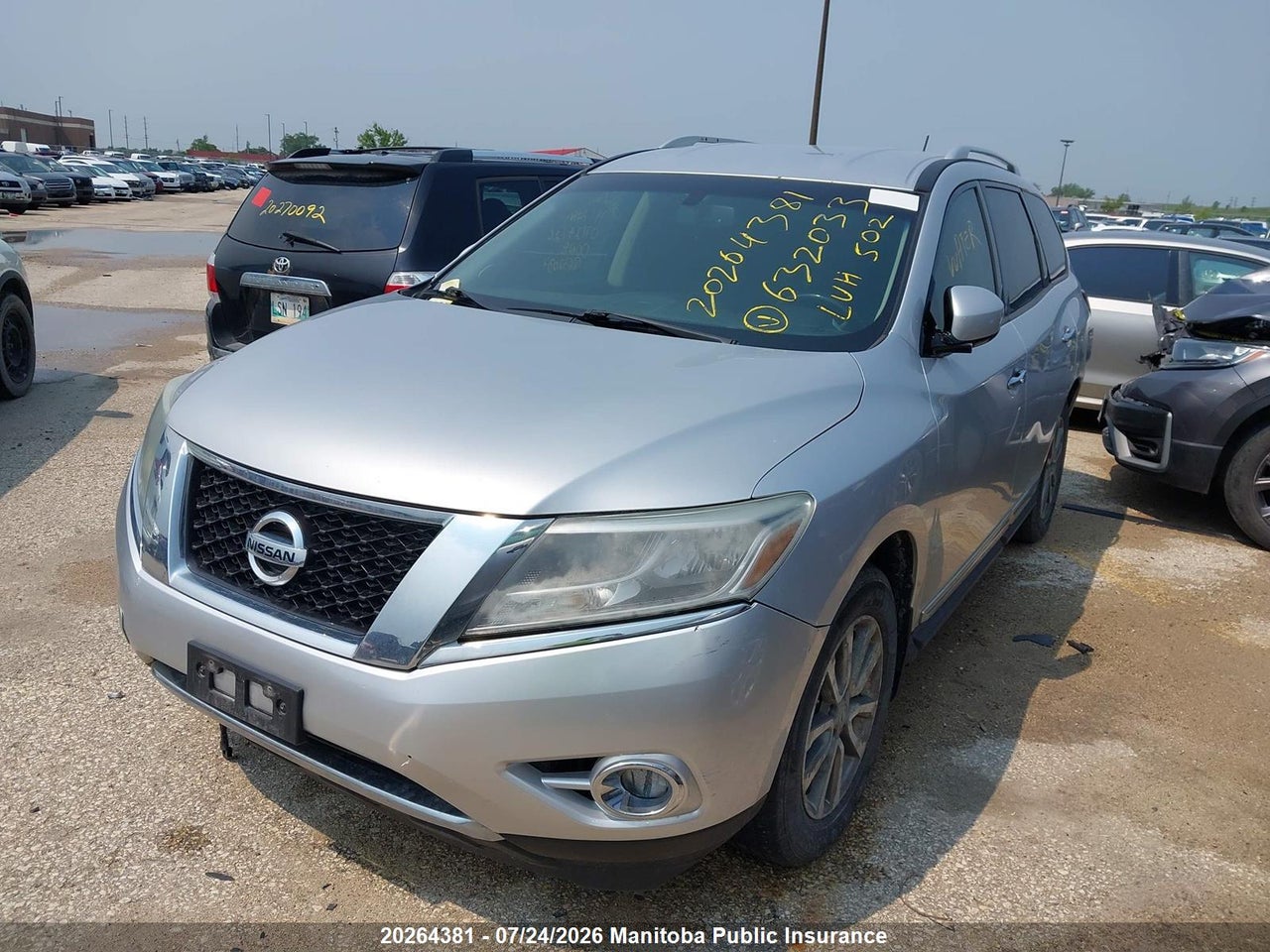 2014 NISSAN pathfinder sl thumbnail 3