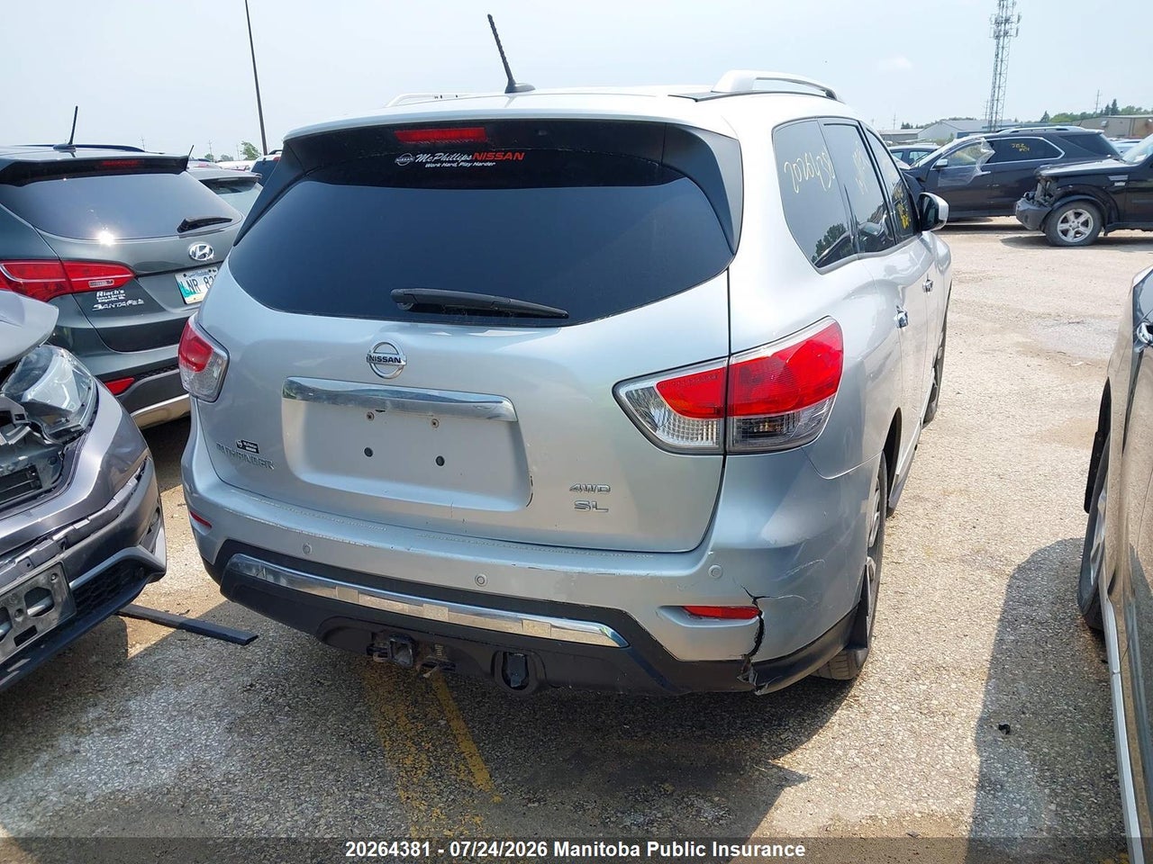 2014 NISSAN pathfinder sl thumbnail 5