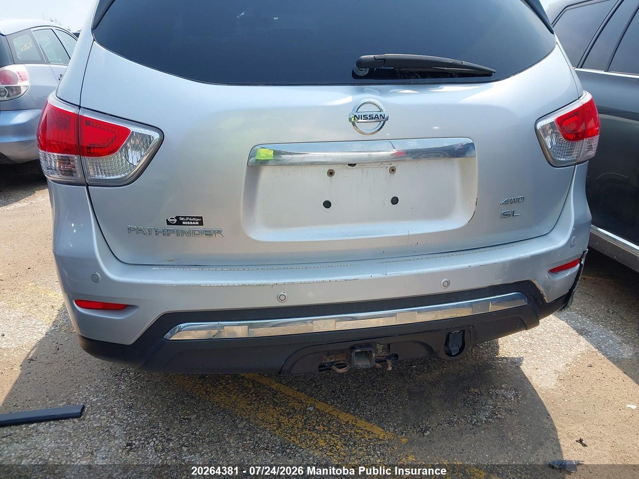 2014 NISSAN pathfinder sl thumbnail 7