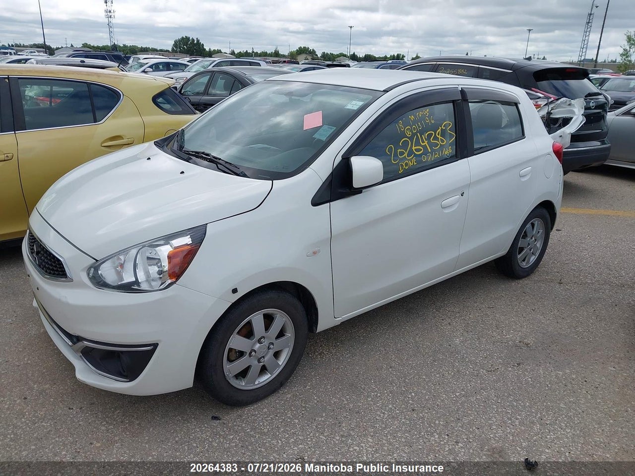 2018 MITSUBISHI MIRAGE ES thumbnail 3