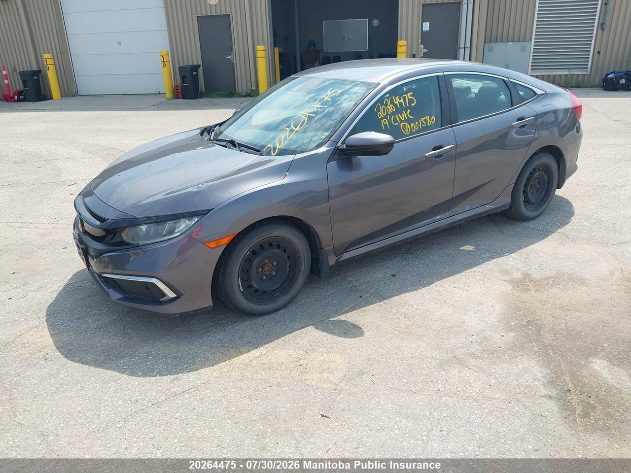 2HGFC2F53KH001580 · 2019 HONDA CIVIC LX · 2/12