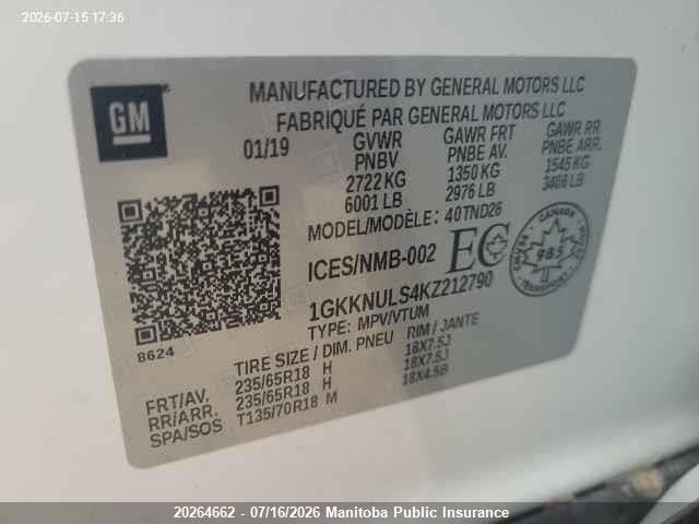 2019 GMC ACADIA SLT thumbnail 10