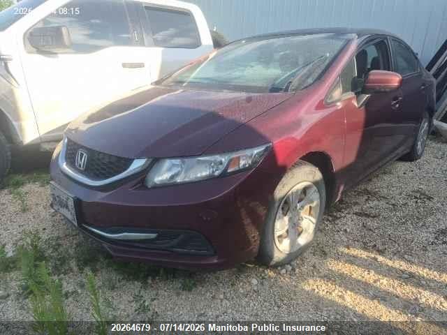 2014 HONDA CIVIC LX thumbnail 3