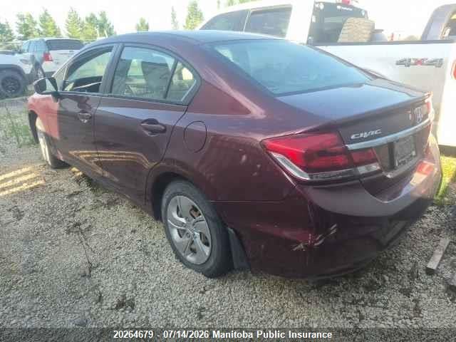 2014 HONDA CIVIC LX thumbnail 4