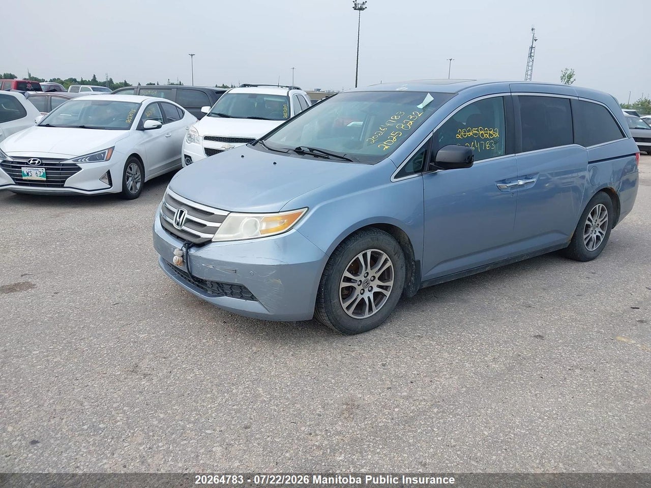 2011 HONDA ODYSSEY EX-L thumbnail 3