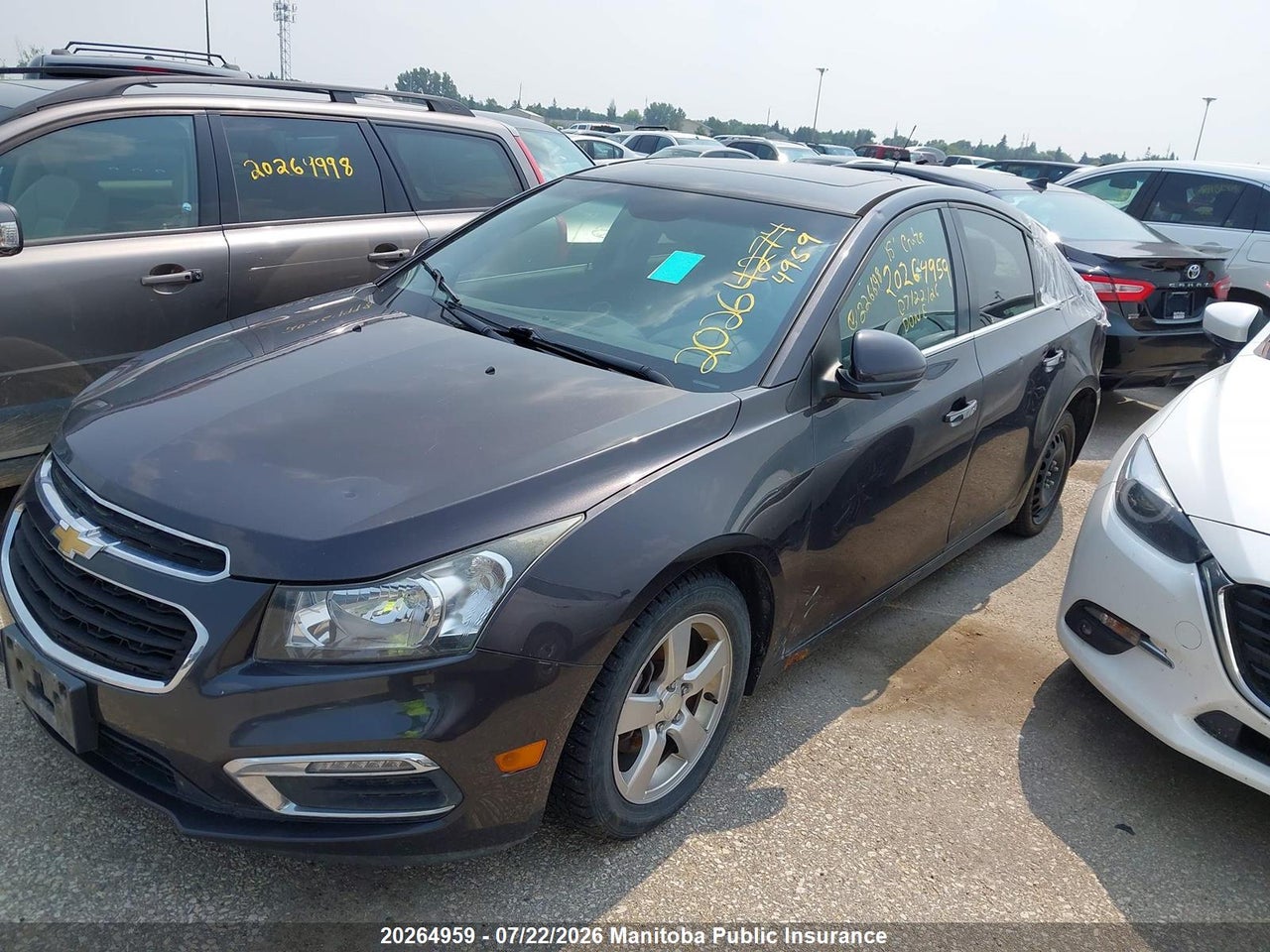 2015 CHEVROLET CRUZE LT TURBO thumbnail 3