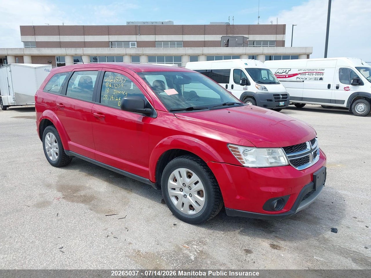 2018 DODGE JOURNEY SE thumbnail 2