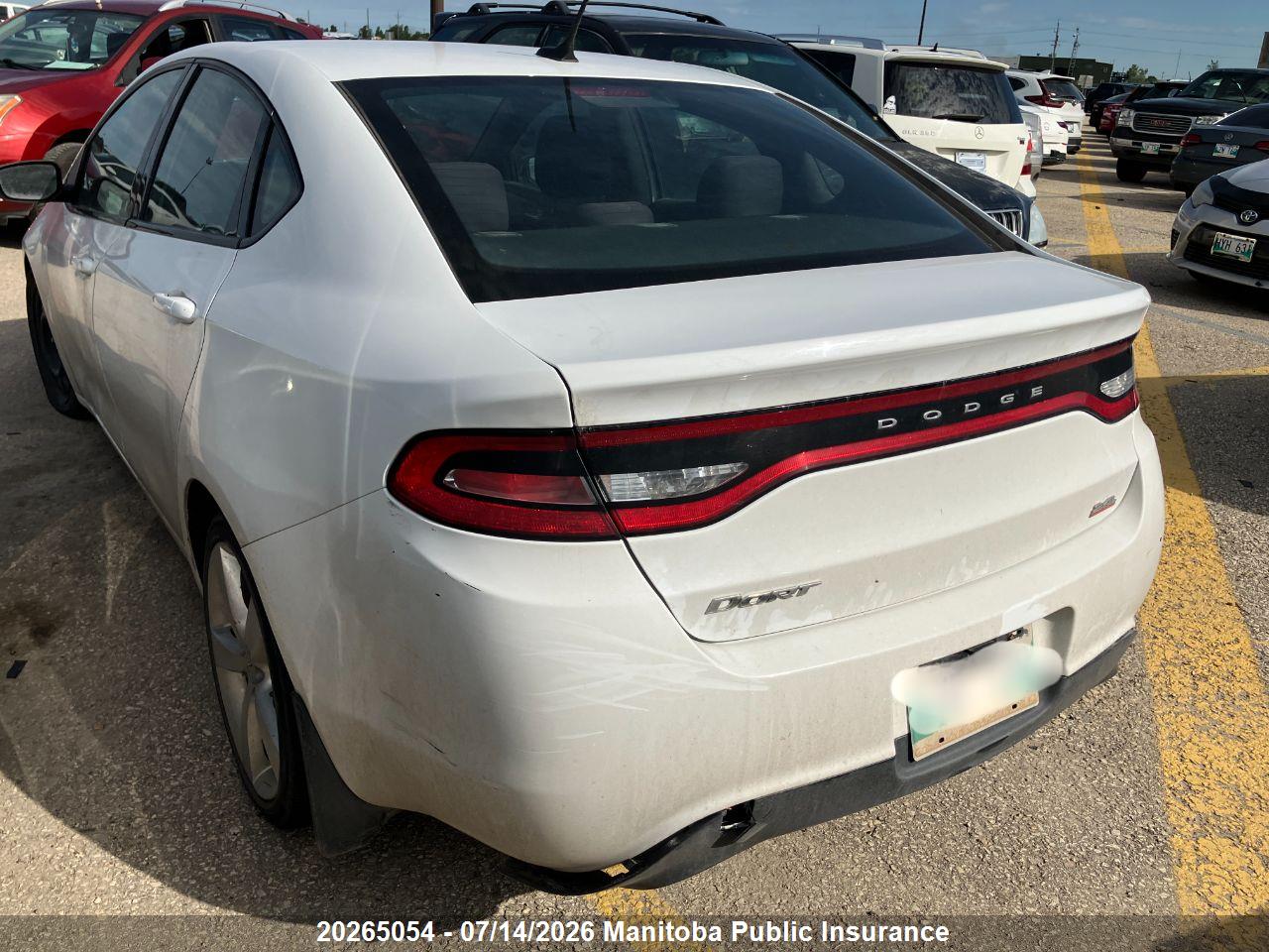 2014 DODGE DART SXT thumbnail 4