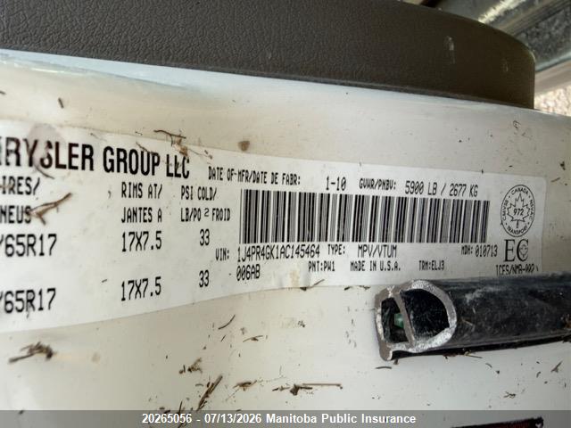 2010 JEEP GRAND CHEROKEE LAREDO thumbnail 10