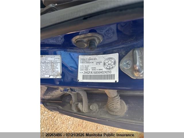 2006 HONDA CIVIC EX thumbnail 10