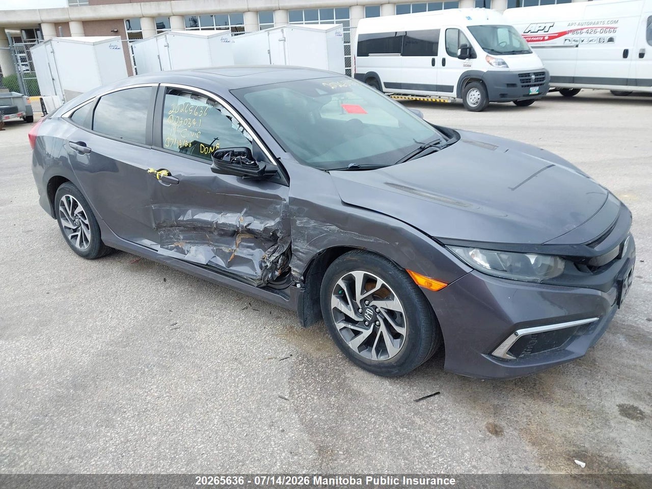 2019 HONDA CIVIC EX thumbnail 2