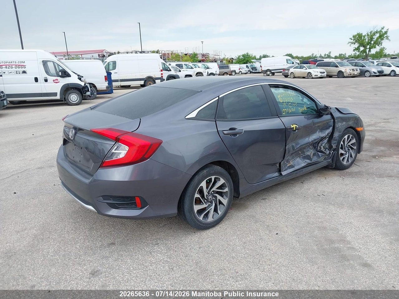 2019 HONDA CIVIC EX thumbnail 5