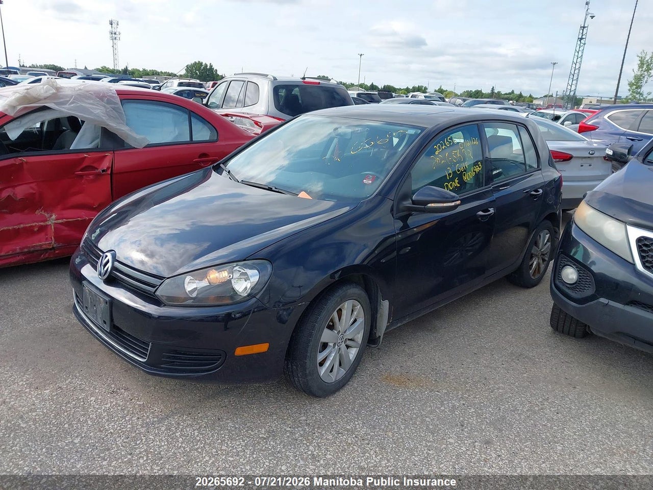 2013 VOLKSWAGEN GOLF 2.5 thumbnail 3