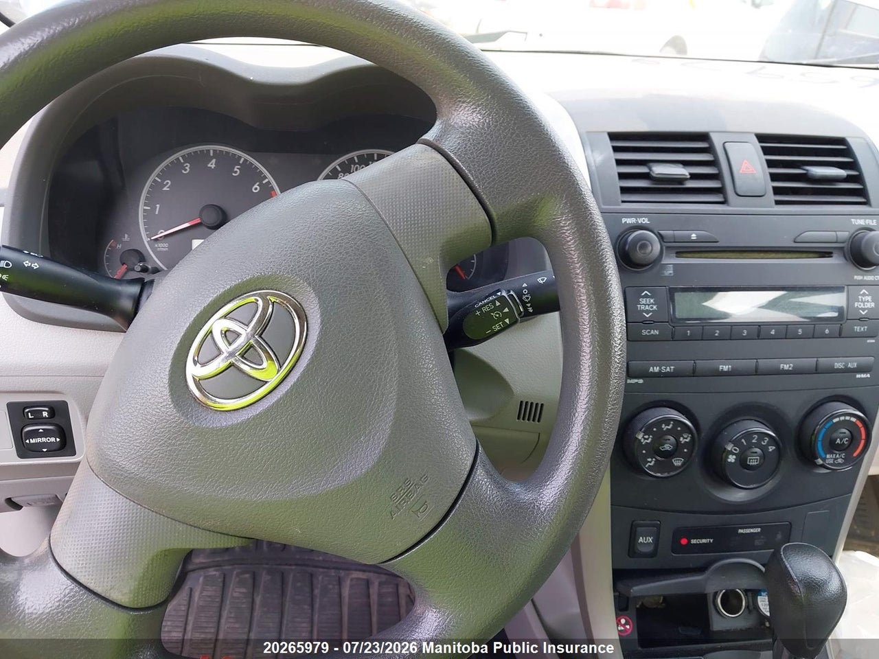 2009 TOYOTA COROLLA CE thumbnail 8