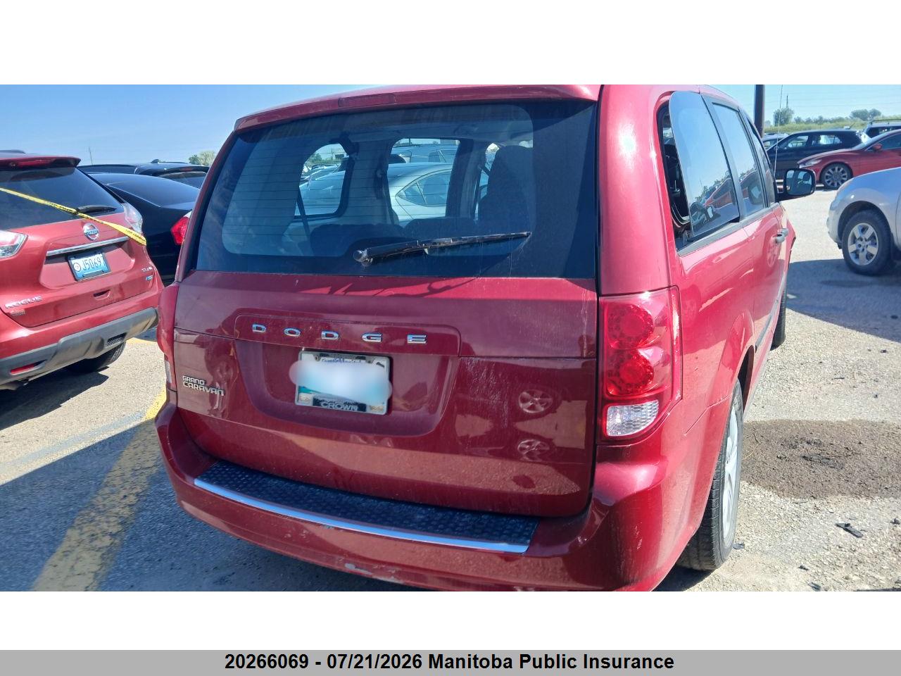 2013 DODGE GRAND CARAVAN SE thumbnail 5