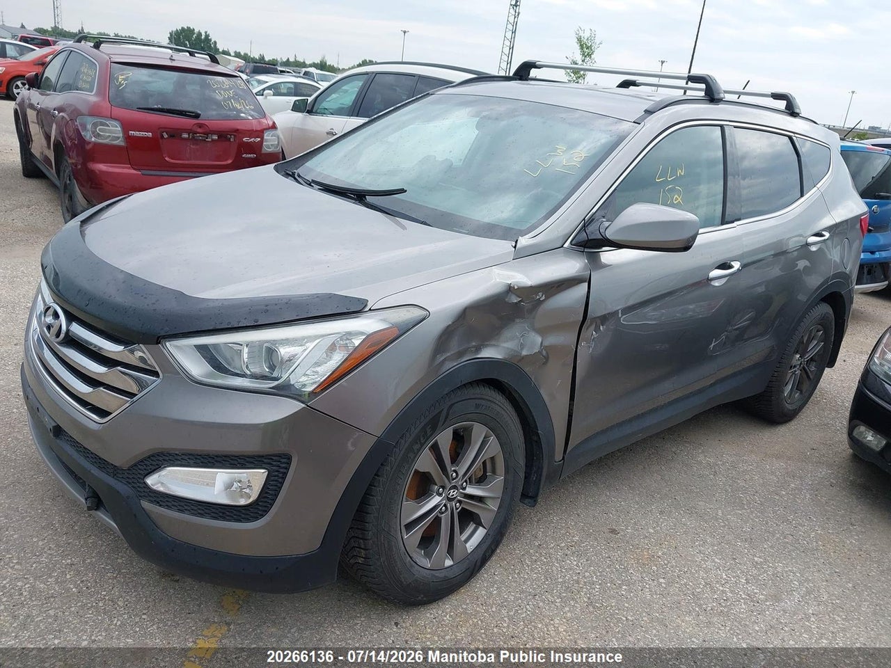 2014 HYUNDAI SANTA FE 2.0T thumbnail 3