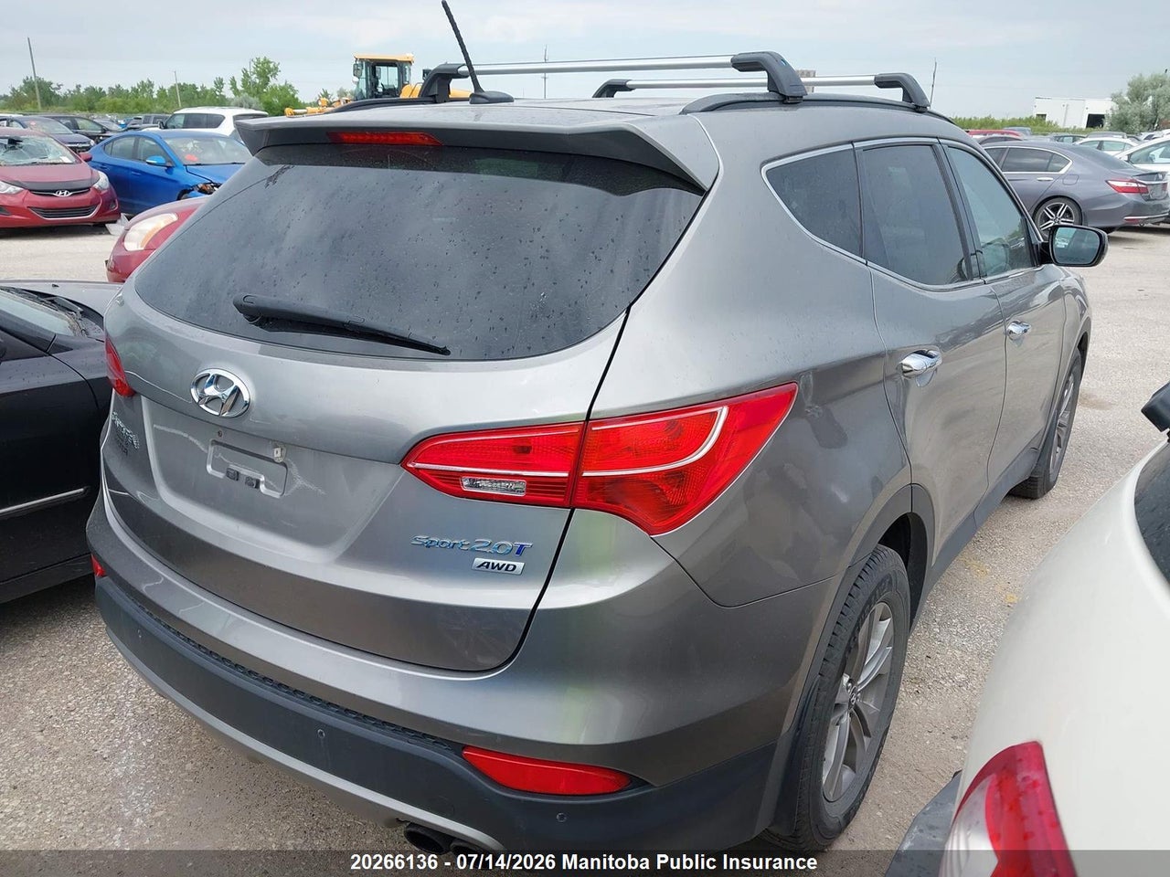 2014 HYUNDAI SANTA FE 2.0T thumbnail 5