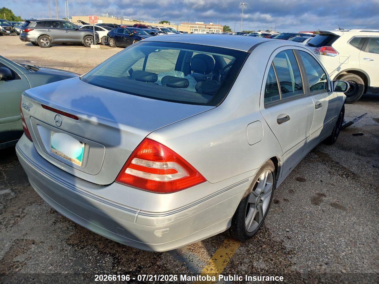 2006 MERCEDES BENZ C230  thumbnail 4