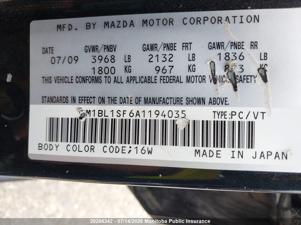 2010 MAZDA MAZDA3 GS thumbnail 10