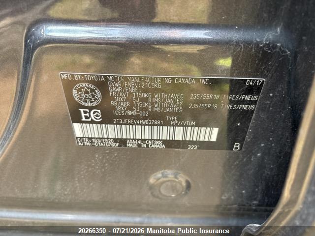 2017 TOYOTA RAV4 SE thumbnail 10