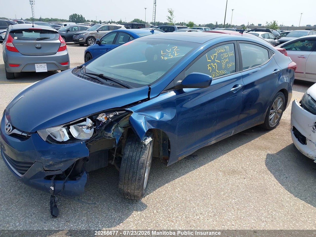 2015 HYUNDAI ELANTRA GL thumbnail 3