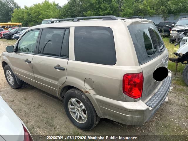 2005 HONDA PILOT EX-L  thumbnail 4