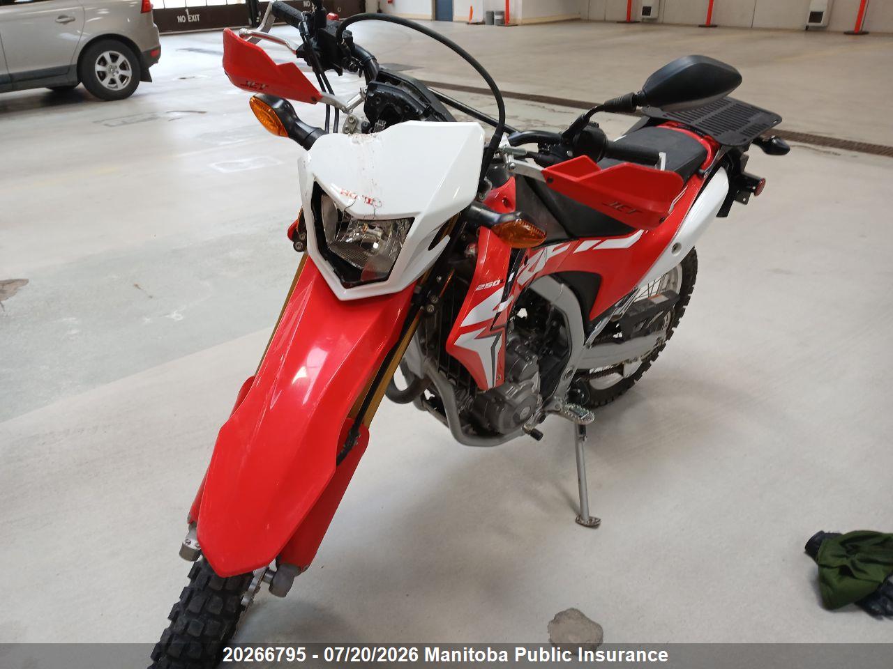 2018 HONDA CRF 250L thumbnail 2