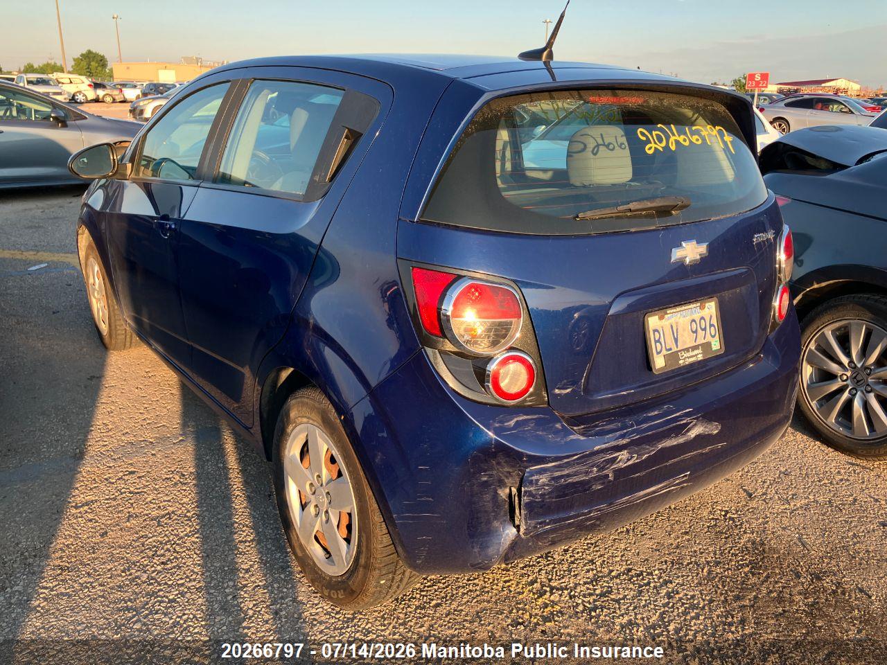2013 CHEVROLET SONIC LS thumbnail 11