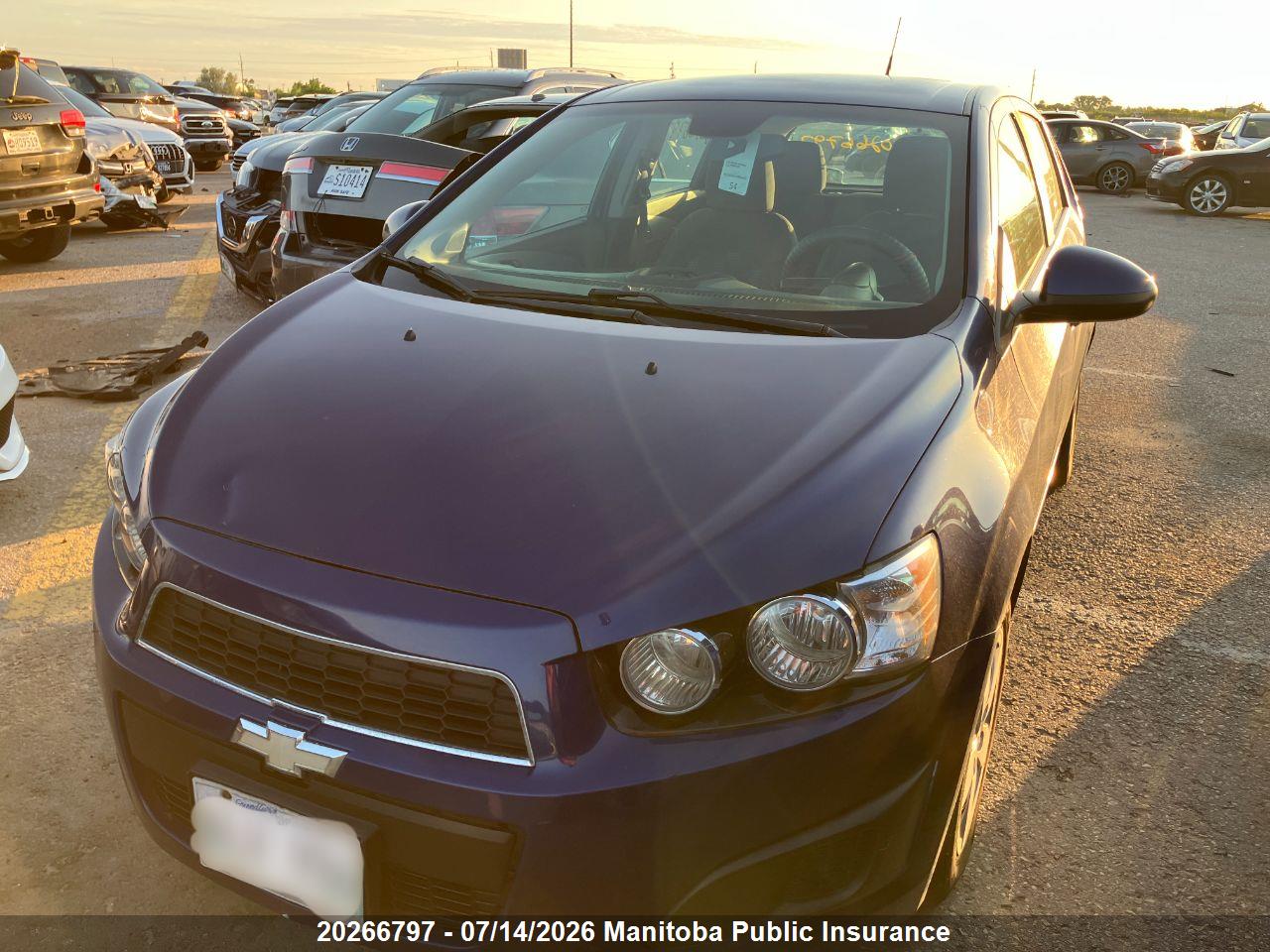 2013 CHEVROLET SONIC LS thumbnail 3