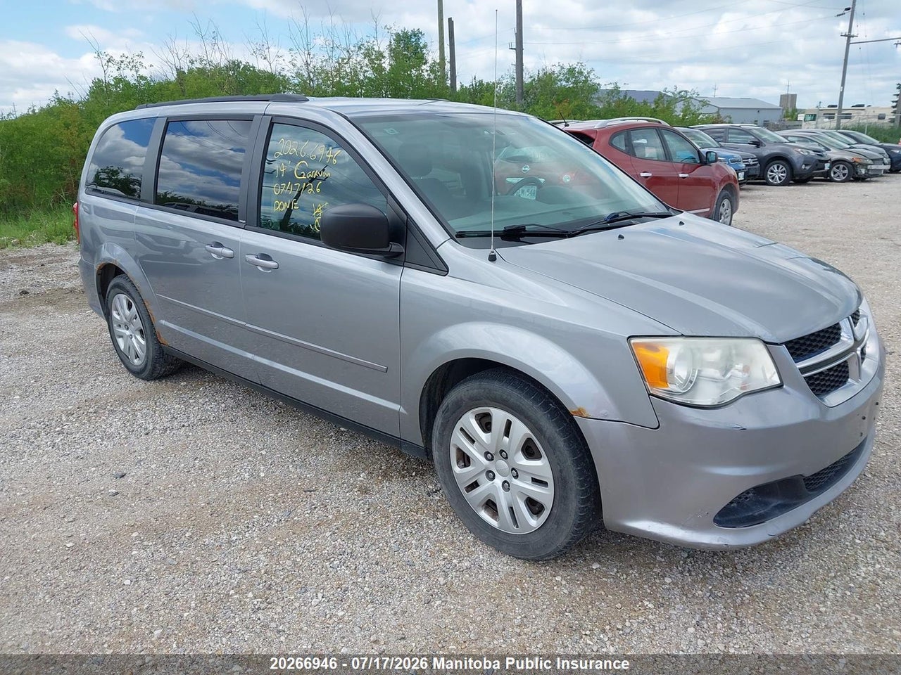 2014 DODGE GRAND CARAVAN SE thumbnail 2