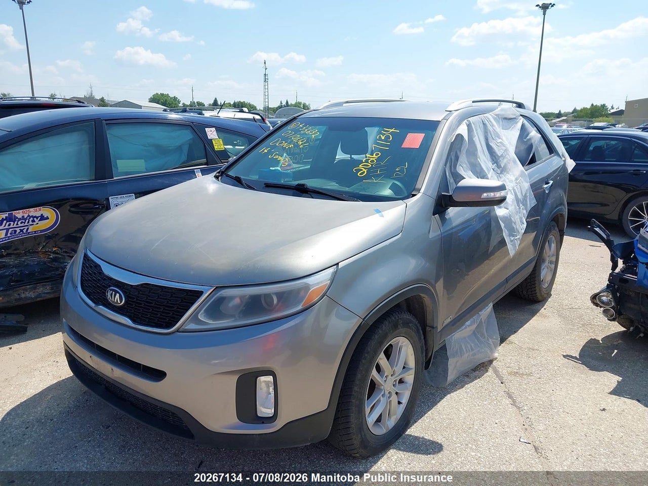 5XYKTDA72EG433632 · 2014 KIA SORENTO LX V6 · 2/12