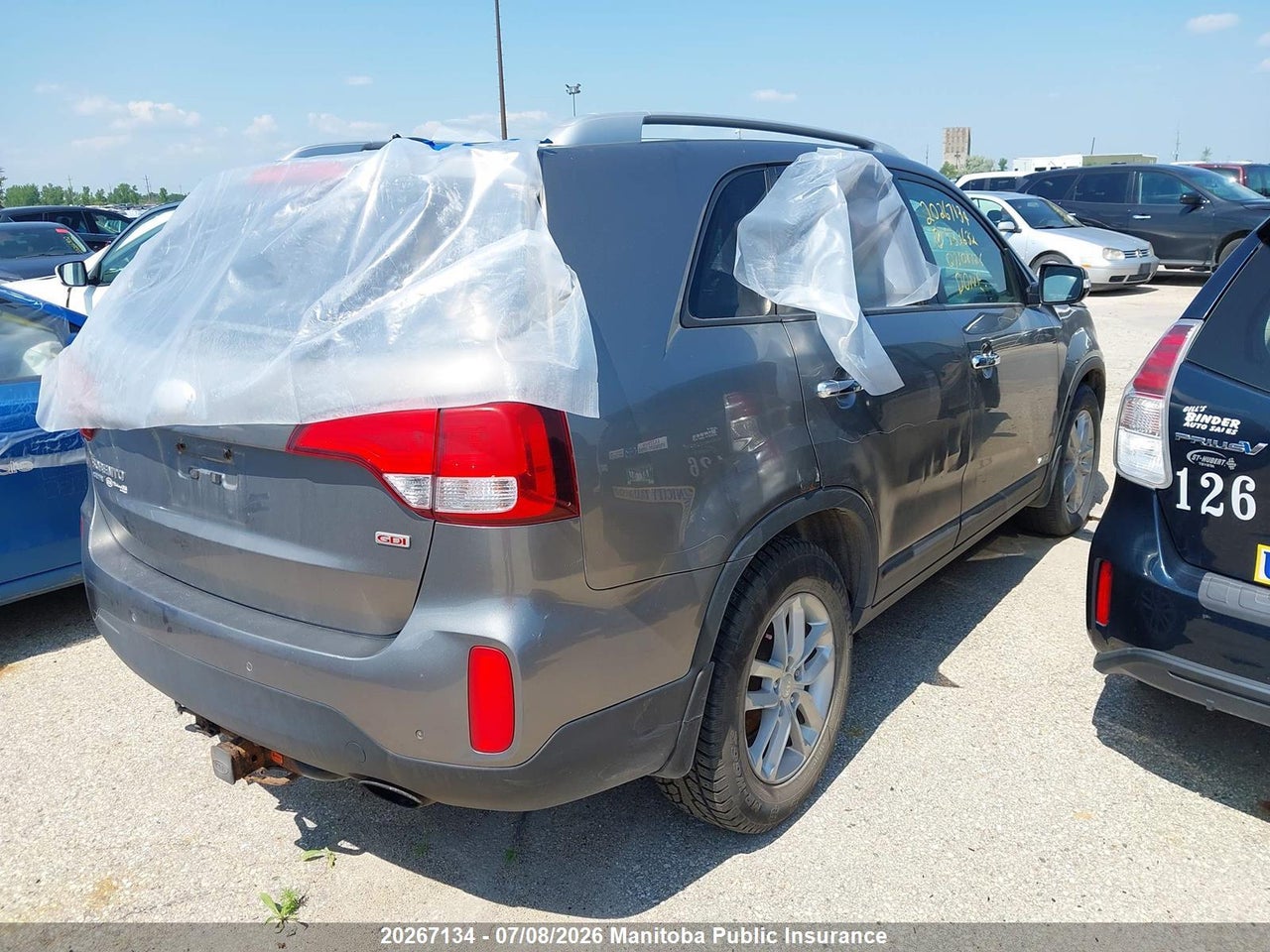 5XYKTDA72EG433632 · 2014 KIA SORENTO LX V6 · 4/12