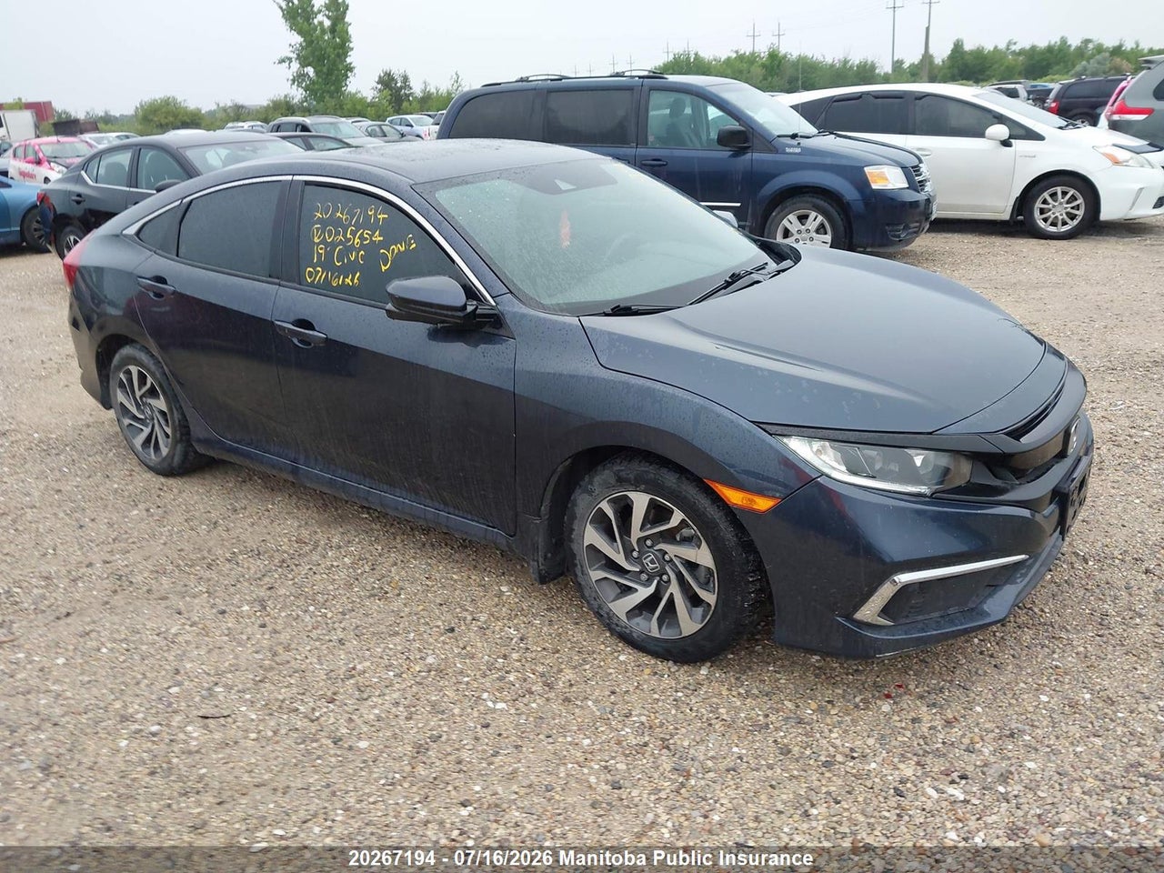 2019 HONDA CIVIC EX thumbnail 2
