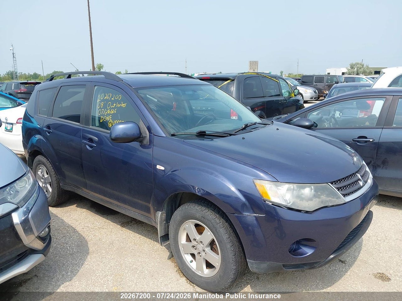 2008 MITSUBISHI OUTLANDER ES thumbnail 2