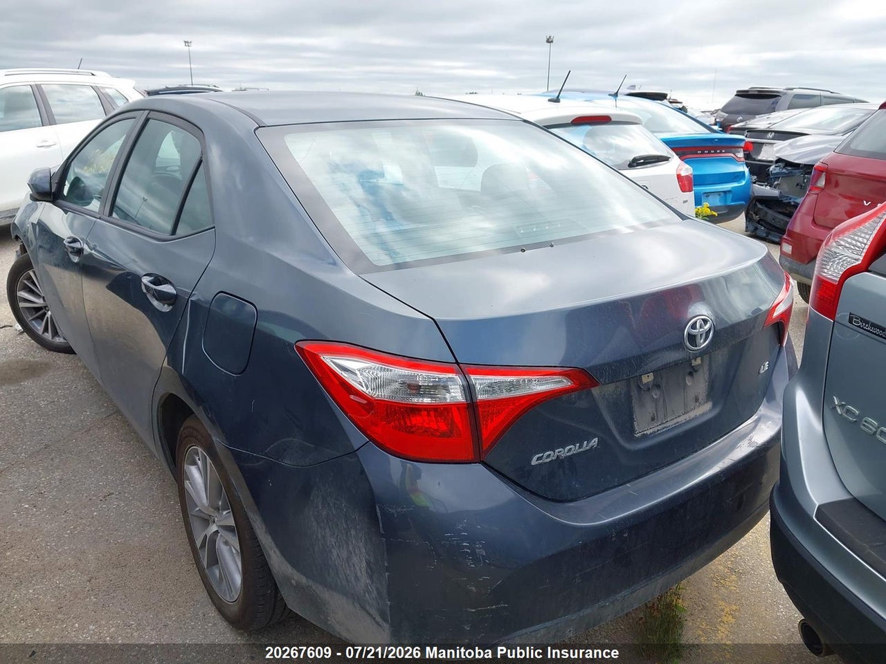 2014 TOYOTA COROLLA LE thumbnail 4
