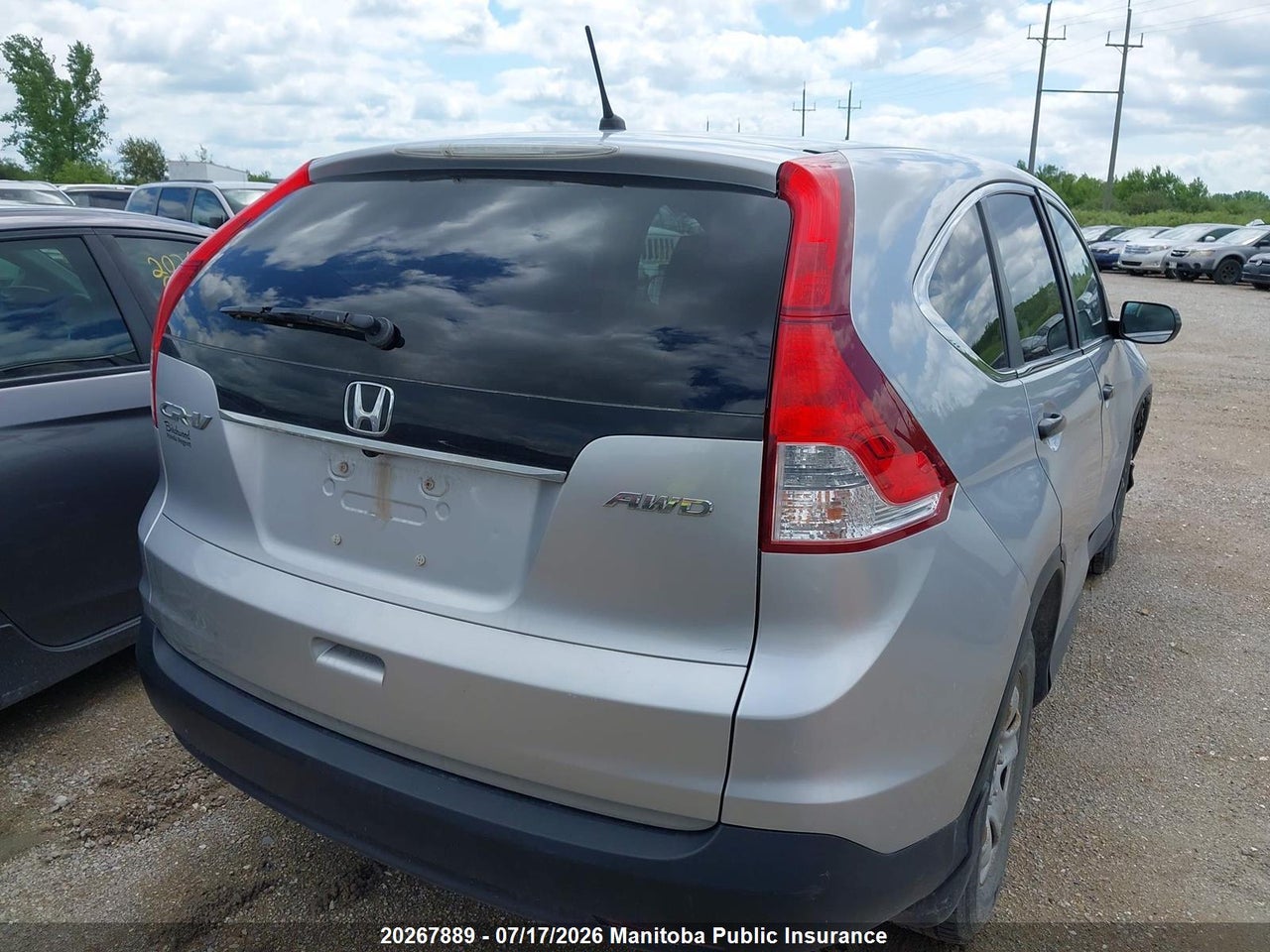 2012 HONDA CR-V LX thumbnail 5