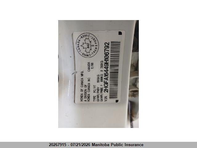2009 HONDA CIVIC DX-G thumbnail 9