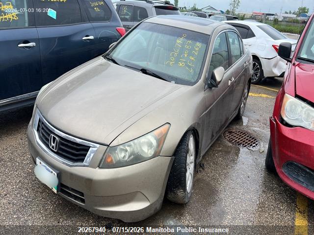 2008 HONDA ACCORD EX-L thumbnail 3
