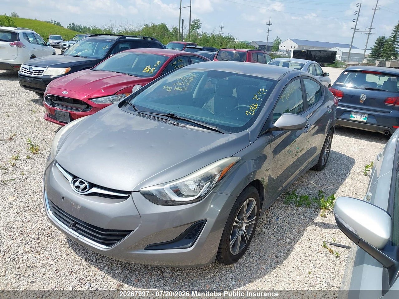 2014 HYUNDAI ELANTRA GL thumbnail 3