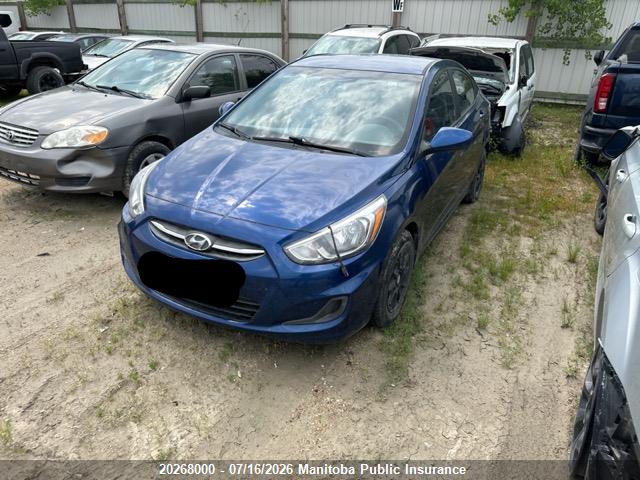 2016 HYUNDAI ACCENT GL thumbnail 3