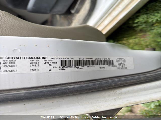 2014 DODGE GRAND CARAVAN CREW thumbnail 10