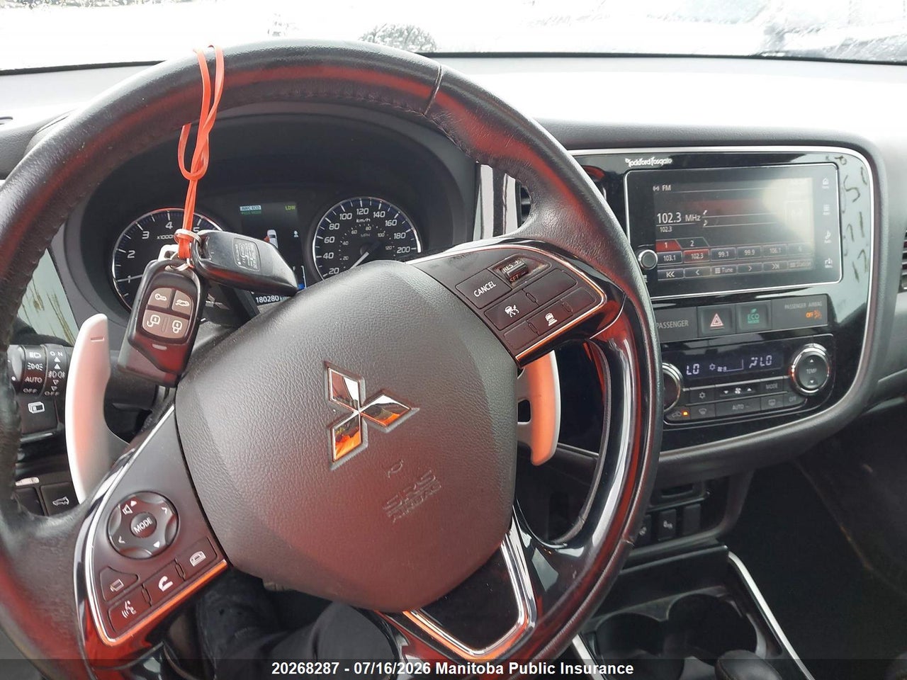 2017 MITSUBISHI OUTLANDER GT thumbnail 8